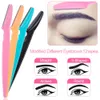 Eyebrow Trimmer 100PCS Shaper Portable Shaver Eye Brow Shaping Scissors Cutter Woman Face Blade Hair Remover Makeup Tool 231016