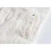 Gilets pour hommes Bannaji Hommes Denim Gilet Blanc En détresse Street Style Rétro Gilet Jeans Veste sans manches et manteau pour homme 231017