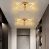 Lâmpadas de parede borboleta lâmpada luz luxo dourado criativo nórdico el cabeceira quarto tv led tricolor decoração luces