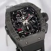 Desginer Mechanical Automatic Chronograph Titanium Wrist Watch Richardmill WristwatchリストウォッチRM1102 TI機械チタンアロイBnil