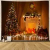 Tapestries Sepyue Christmas Socks Pise Pise Tree Festive Decoration Tapestry Tryckt Hippie Vintage Large 3D Fabric Wall Hanging Tapestry 231017