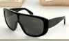 Oversized Shield Sunglasses White Black Grey Shaded Women Designer Sunglasses Shades UV400 Eyewear with Box