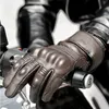 Spor Eldivenleri Motosiklet Kış Su Geçirmez Deri Erkekler İçin Termal Sıcak İç Dokunm Ekran Motosiklet Mtb Bisiklet Binicilik 231017