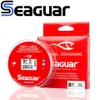 브레이드 라인 오리지널 낚시 라인 Seaguar Red Label 6LB-12LB 100% 플루오로 카본 낚시 라인 231017