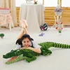 Poupées en peluche 105-195 cm, animal en peluche géant, alligator de la vie réelle, poupées de simulation, oreiller Kawaii pour garçons, cadeaux de Noël 231016