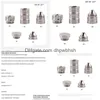 6.7L 1.34Od Titanium Modar Screw Kits 1.1875X24Tpi Thread Cup 1/2X28 5/8-24 End Cap 1-3/16X24 Qt154A Qt154B Drop Delivery