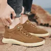 Men Flat Heel 878 Boots Platform Heighten Wear-resistant Round Toe Walking Low Top All-match Breathable Spring and Autumn Main Push