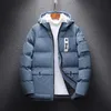 Mannen Down Parka Mannen Winter Waterdichte Jas Jas Herfst Casual Capuchon Winddicht Katoen Warme Muts Big Size 231017