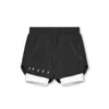Herenshorts Joggers Zomer Sport Fitness 2-in-1 Dubbele Gym Hardlooptraining Sneldrogend Ademend Stretch