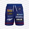 Men's Shorts 2023 Moto Racing Blue Summer For Yamaha M1GP Track Fans Breathable Casual Beach Children Short Pants