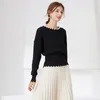 Women's Sweaters 2023 Fall And Winter Commuter Wool Blend Sweater Slim Fit For Women