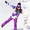 Other Sporting Goods SIMAINING Ski Suit Women Snowboard Jacket And Mountain Skiing Pants Waterproof Breathable Outdoor Winter Warm Coat Snow Set 231017