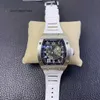 Zwitsers horloge Damespolshorloge RM Polshorloge Rm010 Zwitsers automatisch uurwerk Saffierspiegel Geïmporteerde rubberen band NXHW