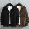 Men's Jackets 2024 Spring Men Vintage Coat Plus Cargo s Male Fashion Causal Button Jacket Big Size 10XL 11XL 231013