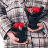 Hediye Sarması Küçük Yuvarlak Kağıt Hediyeler Kapaklı Florist Çiçek Ambalaj Kucak Kepçeleri Sevgililer Günü Sarma Dekoru