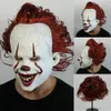 LED Joker Maske Clown Maske Horror Teufel Maske Halloween Cosplay Party Vollmaske Kostüm