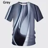 Camisetas para hombre, camiseta 3D con estampado colorido y fresco, camiseta informal de verano con cuello redondo, XS-5XL