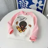 New hoodie for baby comfort kids sweater Size 110-150 CM Animal Skateboarding Sports Graphic Print children pullover Oct15