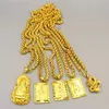 Łańcuchy mody euro biżuteria ślubna Gold smok Smok Wiselant Długotrwały kolor wietnamski naszyjnik z piaskiem 286t