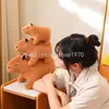 Poupée en peluche Capybara pelucheuse 20/36cm, jouet en peluche Kawaii Capybara, Simulation d'animaux en peluche, cadeau d'anniversaire pour enfants, décoration de la maison