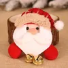 Forniture decorative natalizie Campana luminosa Distintivo per bracciale Anziano pupazzo di neve Orso Regalo di Natale Regalo per bambini