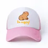 Ball Caps Anime Capybaras Mesh Baseball Cap Regulowany Snapback Hats HARAJUKU Streetwear Tato dla kobiet mężczyzn Hip Hop Trucker