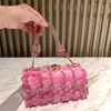 Cross Body New Design Fashion For Luxury Designer Handbags Marbling Bag Party Rhinestone Purseqwertyui879