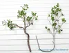 Decorative Flowers 1 PCS Beautiful Artificial Green Leaves Branch Plant Plastic Bush Home Wedding Decoration F419