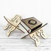 Party Decoration Eid Mubarak Wooden Book Shelf Bible Kuran Quran Koran Holy Reading Ramadan Muslim Islamic Display Prayer