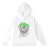 Ny hoodie rosa spindeltryck hoodie broderi hoodie tryckt hoodie lyxig högkvalitativ tröja streetwear pullover bomullsbrev Lång ärm stor storlek