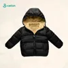 Manteau en duvet pour enfants, vêtements en coton, doudoune, manteau pour bébés, vêtements pour enfants, garçons et filles, en cachemire, épais et chaud, fermeture éclair, vêtements d'extérieur à capuche 231017