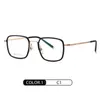 Solglasögon Kvinnor Pure Titanium Optical Glasses Frame med recept recept Full Rim Vakuum IP Electronical Plating Female Eyewear