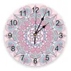Relógios de parede tradicional rosa relógio moderno design adesivos decoração de casa sala de estar digital quarto relógio