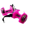 Inline Roller Skates Colorful flashing roller skating shoes led light whirlwind pulley flash wheel heel adjustable for girl kid 231016