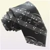 Fashion Slim Tie Music Piano Student Neck Tie Ties Gifts for Men Butterfly Shirt Music Tie3288641