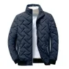 Fall and winter jacket down jacket brand men's soft zipper top Men zippered cotton jacket down autumn Size M-5XL