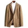 Costumes pour hommes Blazers MRMT marque fait à la main Tweed costume laine costume hommes cachemire petit costume Nizi Blazer hommes pardessus pour hommes vestes pour hommes 231016