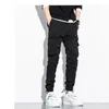 Men's Pants SpringSummer Men's Cotton Cargo Pants Plus Size Sports Drawstring Cargo Pants Fashion Casual Men's Jogging Pants Bermuda Men's 231017