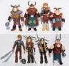 8pcsset Comment dresser votre Dragon Gobber Tuffnut Ruffnut Astrid Stoick Vast Hiccup Action Figure Jouets Poupées Enfants Cadeaux Y2004213275668