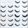 Falska ögonfransar 3D Real Mink Cat Eyelashes End Eye Eyongate Eye Effect Makeup Natural Winged Fake Eyelashs Wholesale Säljare 231016