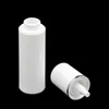 30pcs 15 ml 30 ml 50 ml czysty biały cylindryczny srebrna krawędź pusta kosmetyczna opakowanie pojemniki na emulsję plastikowe butelki pompowe powietrza CDDSS NRXCA