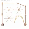 Mobiles# 1 PC Baby Wooden Mobile Hanger Mobile kit Crib Mobile Hanging Frame Bed Toy Decoration DIY Crafts Photography Props Newborn Gift Q231017