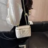 Tasarımcı Çanta Gelişmiş ve Modaya Dönüş Nakış İplik Omuz Omuz Yeni Yaz Doku Niş Zincir Crossbody Womens Bag