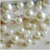 Hele 1000 stks Nieuwe Mode Witte gemengde Faux Parels Losse Kralen 4mm 6mm 8mm 10mm 12mm Fit Europese Armbanden DIY202N