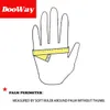 Five Fingers Gloves DooWay Patent Leather Super Short GLOVES Wet look 5" 13CM White Party Outdoor Sexy Driving Uniform Matching Finger Glove 231016