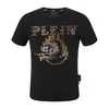 PLEIN BEAR T SHIRT Mens Designer Tshirts Brand Clothing Rhinestone PP Skulls Men T-SHIRT ROUND NECK SS SKULL Hip Hop Tshirt Top Tees 16667