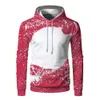Mode sweatshirt lente en herfst sublimatie blanco streetwear hoodies polyester kleding met lange mouwen voor warmteoverdrachtprint 230915
