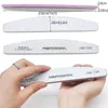 Nagelfiler 1510pcslot Professional Manicure 80 100 180 Gray Half Moon Thicked Doubled Polishing File Tools 231017