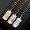 New Arrive Fashion Lady Brass Lettering 18K Plated Gold Necklace With Diamond White Mother of Pearl Pendant 3 Color260z