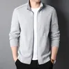 Men's Jackets Brand Casual Fashion Stand Collar Plain Stylish Autumn Winter Jacket Zip Up Classic Breathable Coats Trendy Men's Clothing 231016